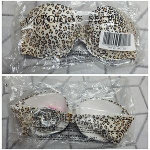 NWT Victoria's Secret Leopard Print Bikini Top32D